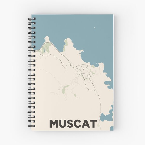 Artikelvorschau, Karte von Maskat entworfen und verkauft von MapsNerd.