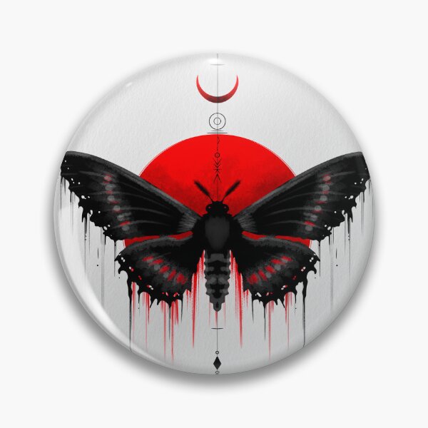 Item preview, Dark Eclipse Moth designed and sold by Ola-urb.