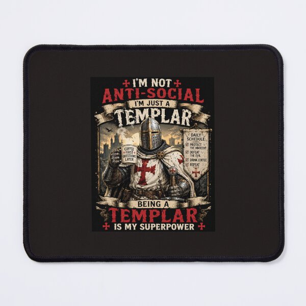 Item preview, Funny Templar Knight Coffee Lover Design designed and sold by CreativSolution.