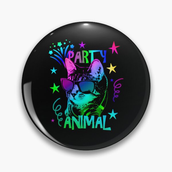 Item preview, Vibrant Party Animal Cat Sunglasses EDM Rave designed and sold by marke770.