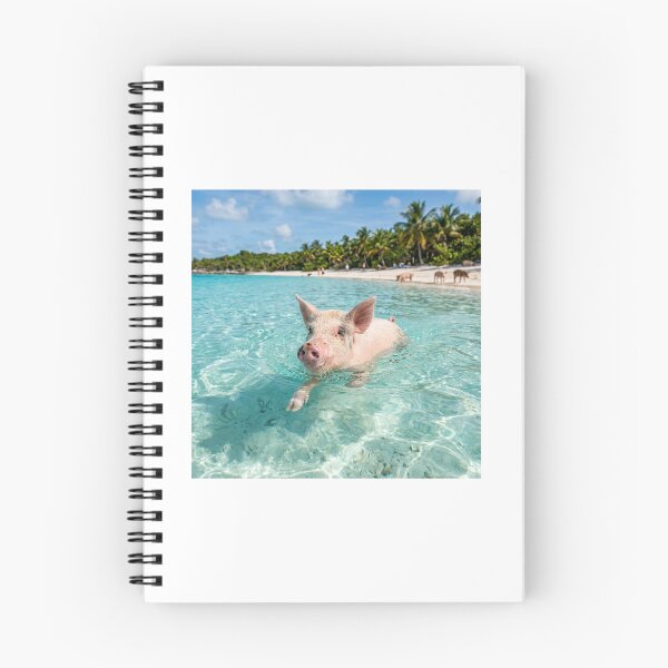 Item preview, Swimming Pig Paradise Exuma Bahamas designed and sold by DuckOddity.