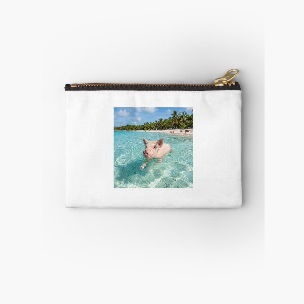 Item preview, Swimming Pig Paradise Exuma Bahamas designed and sold by DuckOddity.