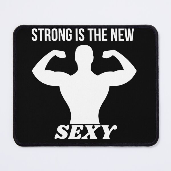 Item preview, Strong Is The New Sexy - Motivational Gym Shirt for Men Dark Edition designed and sold by THEDREAMCHASER.