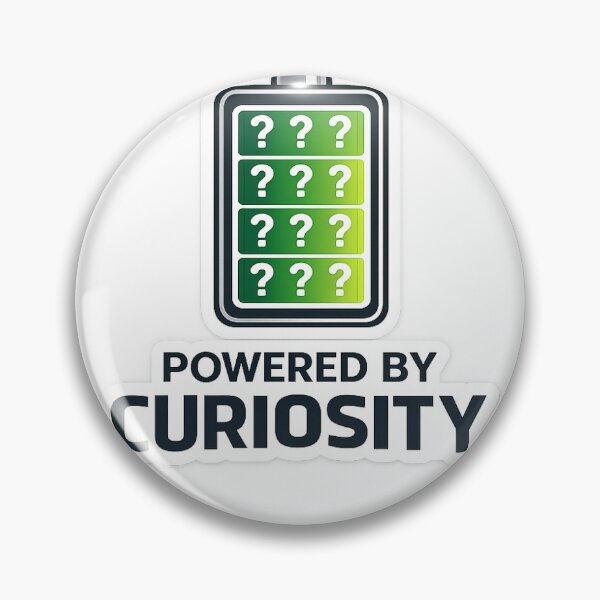 Item preview, Powered by Curiosity designed and sold by Peelorium.