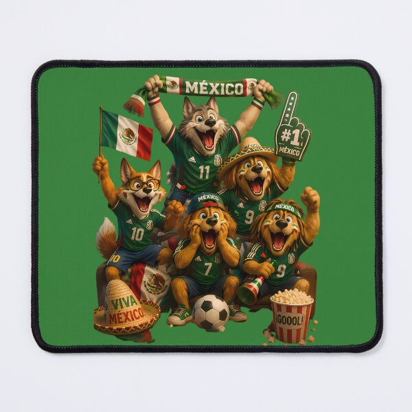 Item preview, Mexico Soccer Fiesta Shirt | Funny Fan Tee designed and sold by WabiSabiSjak.