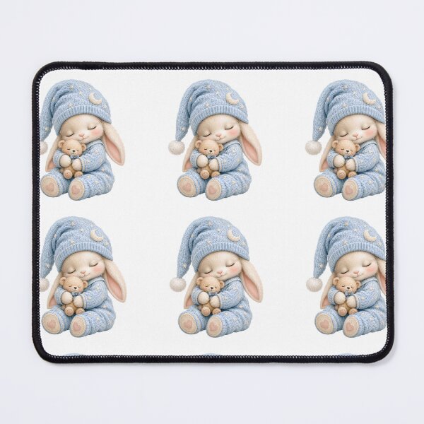 Item preview, Sleepy Bunny Bedtime Sticker designed and sold by DonnaByPT.