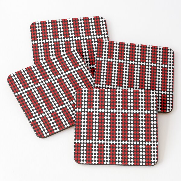 Item preview, Diamond Harlequin Pattern – Red Black White Argyle designed and sold by Zaya_art.