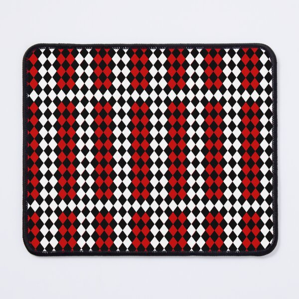 Item preview, Diamond Harlequin Pattern – Red Black White Argyle designed and sold by Zaya_art.