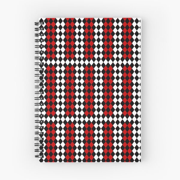 Item preview, Diamond Harlequin Pattern – Red Black White Argyle designed and sold by Zaya_art.