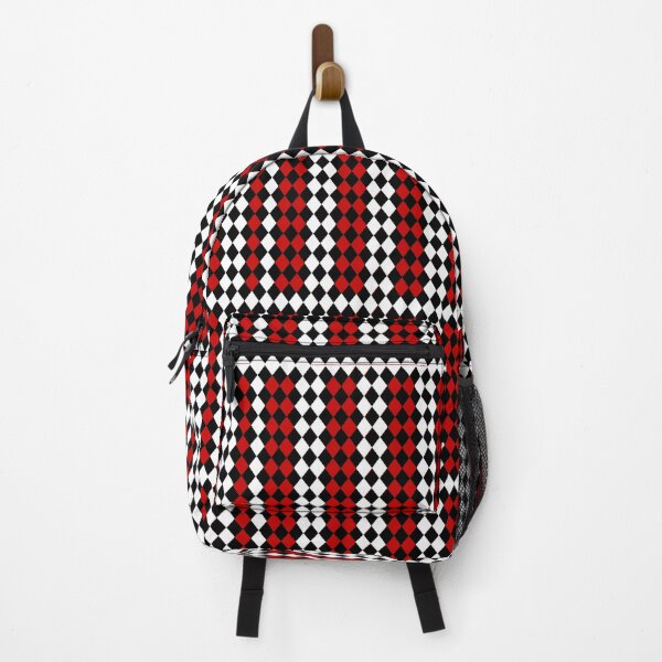 Item preview, Diamond Harlequin Pattern – Red Black White Argyle designed and sold by Zaya_art.