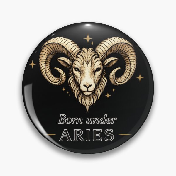 Item preview, Aries Zodiac Ram | Minimalist Astrology Wall Art | Elegant Horoscope Gift | Aries Star Sign Design designed and sold by Emoji Emblems.