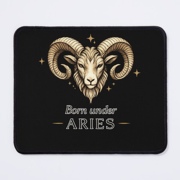 Item preview, Aries Zodiac Ram | Minimalist Astrology Wall Art | Elegant Horoscope Gift | Aries Star Sign Design designed and sold by Emoji Emblems.
