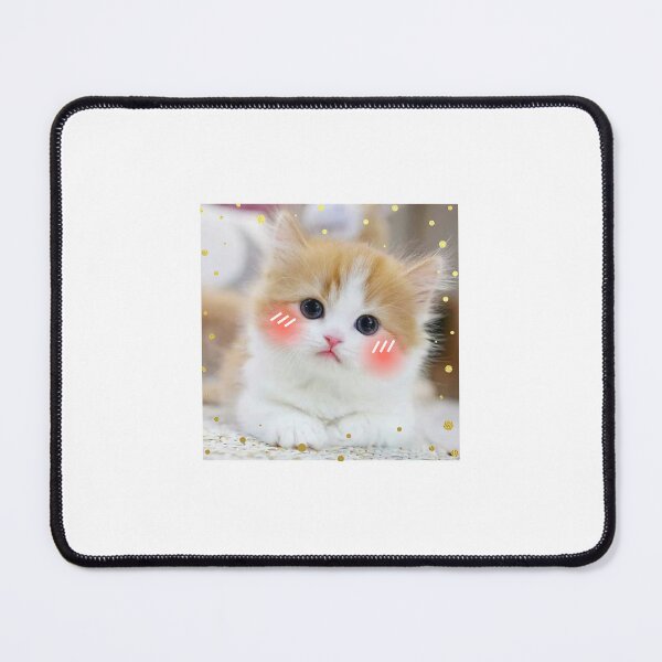 Item preview, Adorable Kawaii Kitten Cute Aesthetic Wallpaper designed and sold by PixelVibe Art.