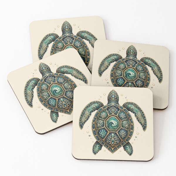 Item preview, ancient ocean guardian sea turtle designed and sold by POD DYNASTY.