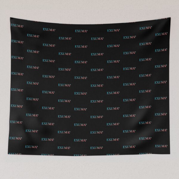 Item preview, Minimalist Tropical Gradient Exuma Typography designed and sold by DuckOddity.