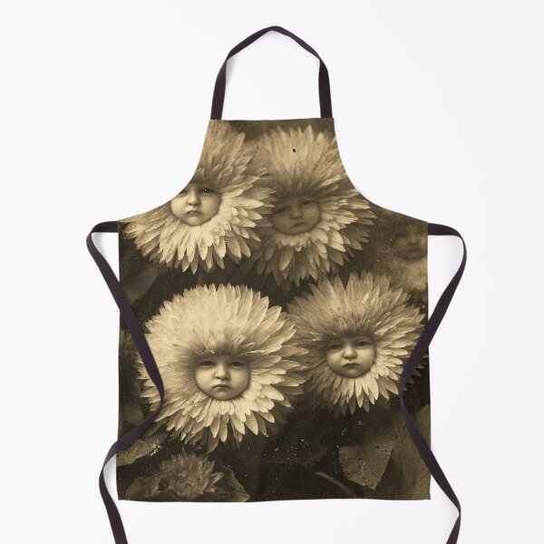 Item preview, Melancholy Flower Children Vintage Botanical Portrait designed and sold by SpecInkStudio.