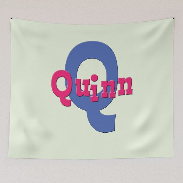 Artikelvorschau, Q steht für Quinn, Mädchen-/Frauenname und Initiale entworfen und verkauft von CharlottePlaceArt.