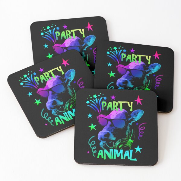 Item preview, Party Animal Cow Sunglasses Headphones Design designed and sold by marke770.