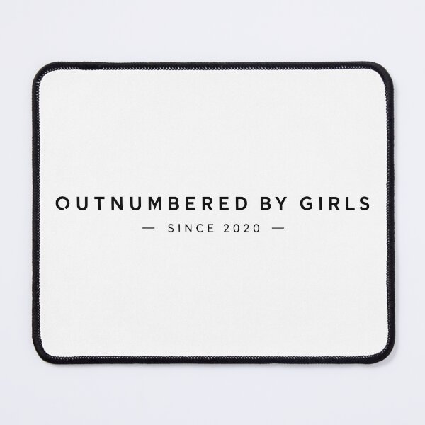 Item preview, Outnumbered By Girls, Girl Dad, Minimalist Fathers Day designed and sold by Saitokuu7Art.