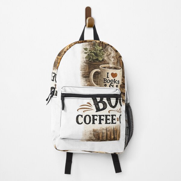 Item preview, Books Coffee Cats Repeat Funny Book Lover Cat Design designed and sold by Globivara Studio.