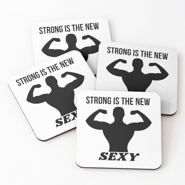 Item preview, Strong Is The New Sexy - Motivational Gym Shirt for Men Light Edition designed and sold by THEDREAMCHASER.