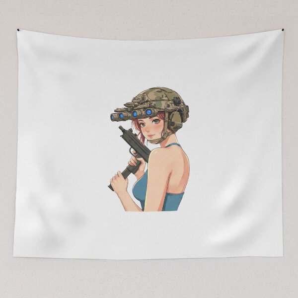 Item preview, Tactical NVG Girl - Night Operations Aesthetic designed and sold by RAWLIFEGRAPHIC.