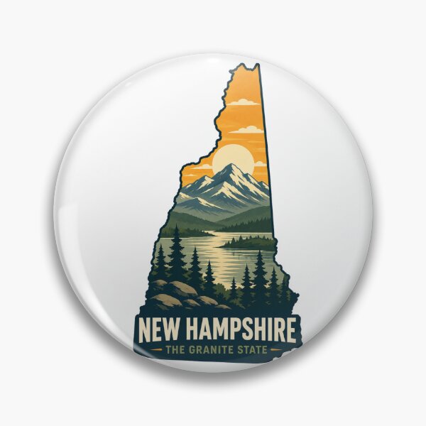 Item preview, New Hampshire – The Granite State designed and sold by Thehatinthecat.