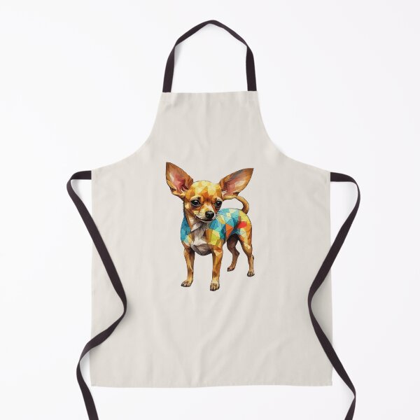 Item preview, Geometric Chihuahua Art – Modern Pet Art designed and sold by Tklezardesigns.