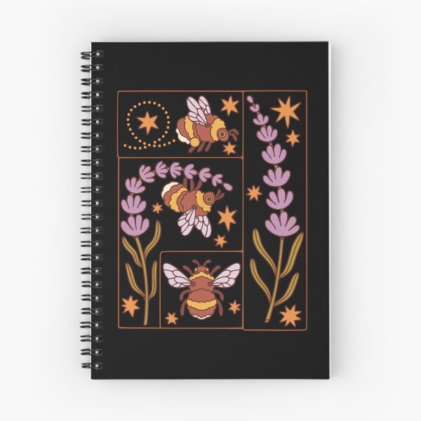 Item preview, Bumble bees & lavender designed and sold by Erika Vaigel Creations.