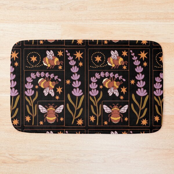 Item preview, Bumble bees & lavender designed and sold by Erika Vaigel Illustrations.
