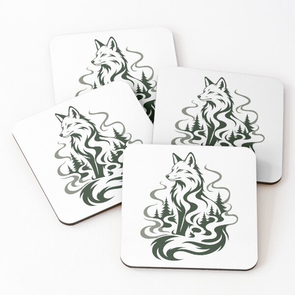 Item preview, Mystical Forest Fox | Woodland Spirit Animal Art designed and sold by Xthes.