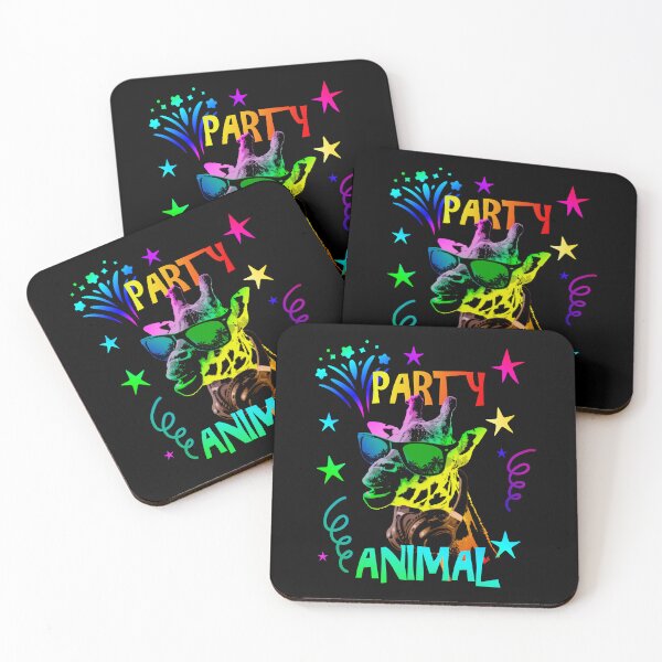 Item preview, Vibrant Party Animal Giraffe Sunglasses Design designed and sold by marke770.
