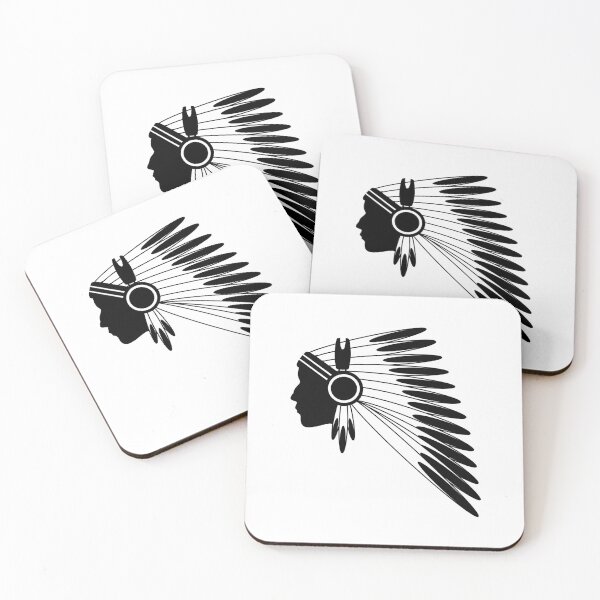 Item preview, Black Sioux Indian Chief DJ Headphones designed and sold by Libérica Studio.