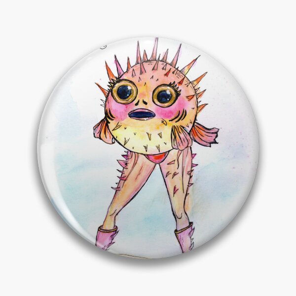 Item preview, Pufferfish Reverse Mermaid designed and sold by MsFledermaus.