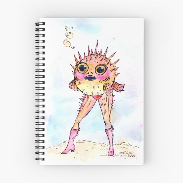 Item preview, Pufferfish Reverse Mermaid designed and sold by MsFledermaus.