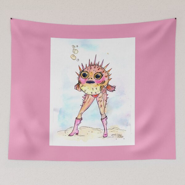 Item preview, Pufferfish Reverse Mermaid designed and sold by MsFledermaus.