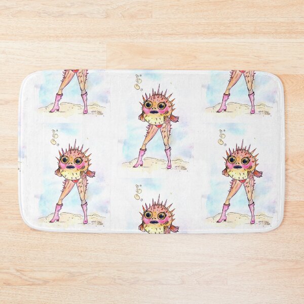 Item preview, Pufferfish Reverse Mermaid designed and sold by MsFledermaus.