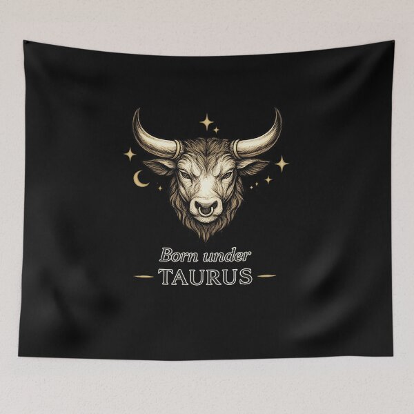 Item preview, Taurus Zodiac Bull | Luxury Astrology Art | Born Under Taurus | Minimalist Horoscope Gift | Celestial Star Sign Design designed and sold by Emoji Emblems.