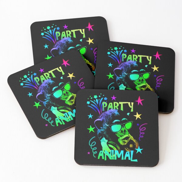 Item preview, Vibrant Party Animal Monkey DJ Sunglasses designed and sold by marke770.