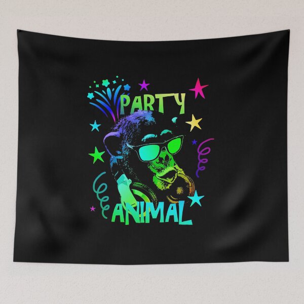 Item preview, Vibrant Party Animal Monkey DJ Sunglasses designed and sold by marke770.