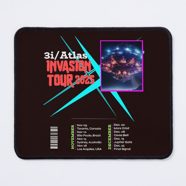 Item preview, 3I/ATLAS INVASION TOUR 2025 | 3I/ATLAS SERIES — CLOSE ENCOUNTERS CRAFT EDITION designed and sold by WitLounge.