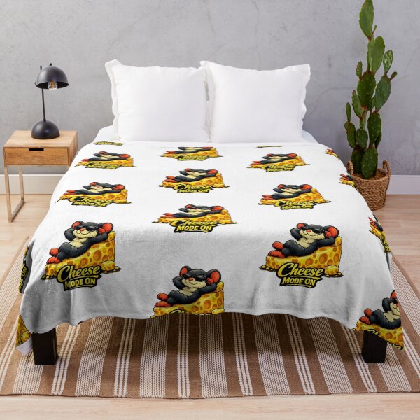 Item preview, Cheese Mode On – Relaxed Mouse Enjoying the Cheese Life designed and sold by UkrainianSpain.