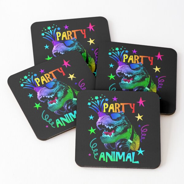Item preview, Party Animal T-Rex Dinosaur Sunglasses Headphones designed and sold by marke770.