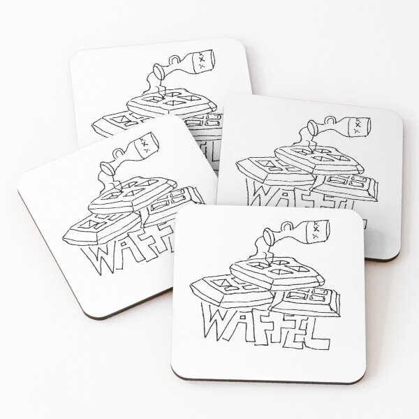 Item preview, Waffles with Syrup Bottles designed and sold by Gr33zy Art.