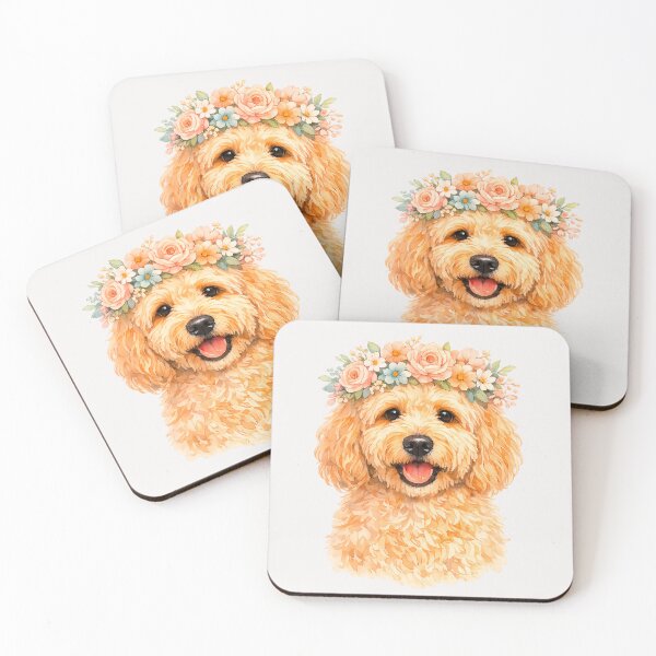 Item preview, Pet Dog Portrait Watercolor Doggy Lovers designed and sold by erozzz.