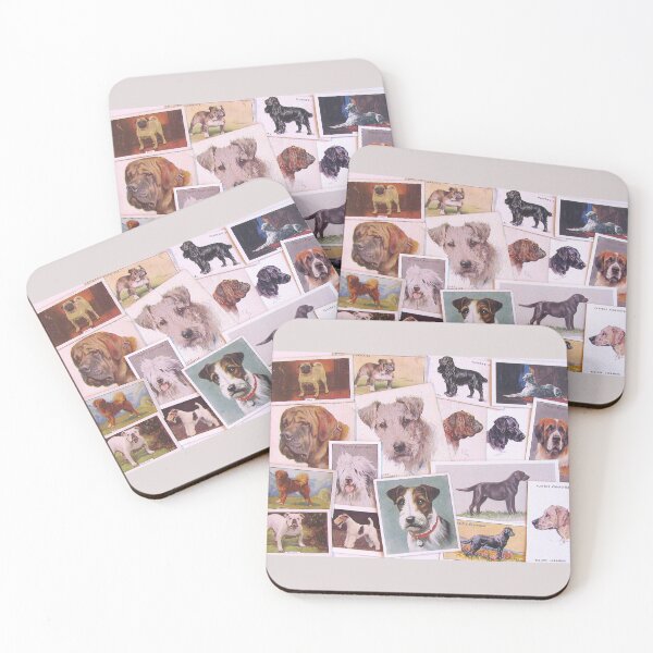 Item preview, Vintage Dog Collector Cards designed and sold by collageDP.