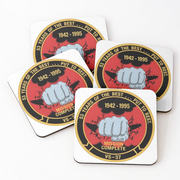 Item preview, US Navy VS-37 Sawbucks Deactivation Commemorative Patch designed and sold by CharlieDesings.