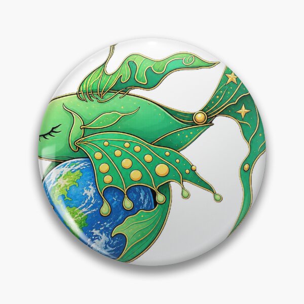 Item preview, Cosmic Guardian - Celestial Fish Embracing Earth designed and sold by tenpu-biyori.