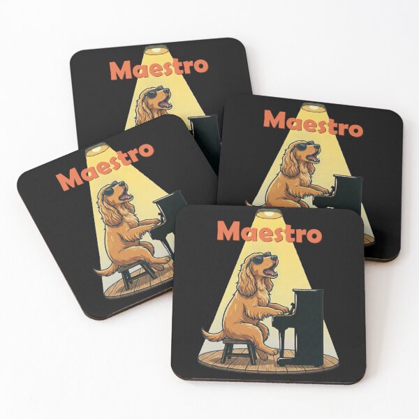 Item preview, Maestro Dog Playing Piano Musician Spaniel designed and sold by d247.