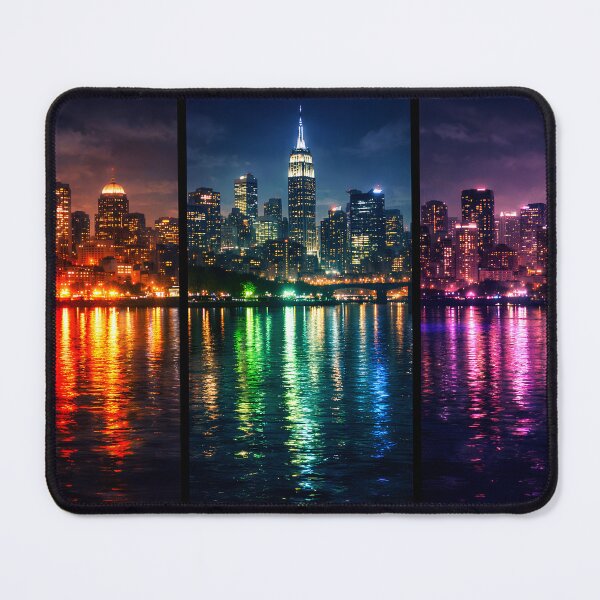 Item preview, Skyline in a sea of lights designed and sold by PicParadiz.